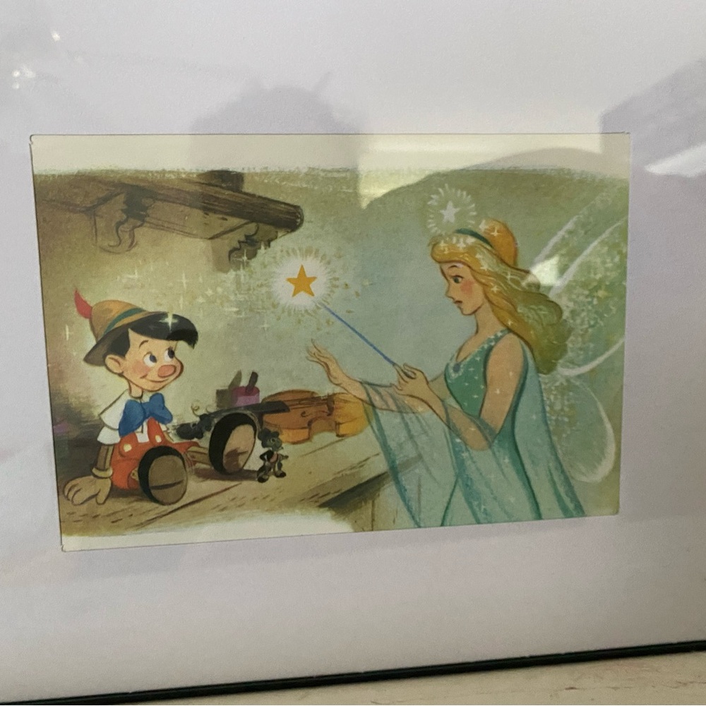 Set of two Disney prints. These are up-cycled from a vintage Disney book